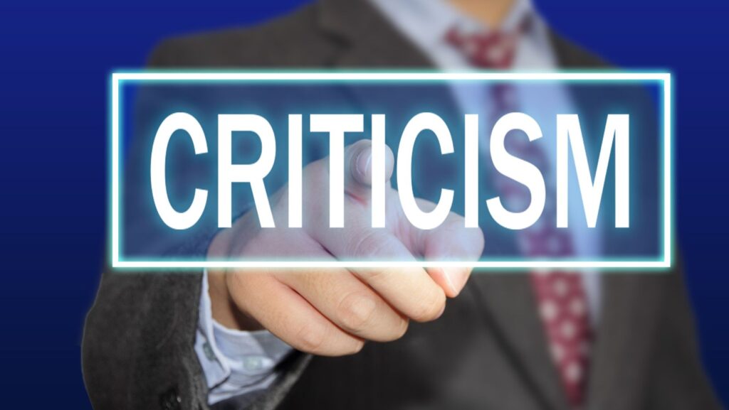 acceptance of criticism definition